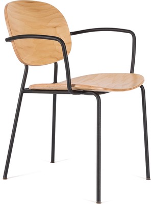 Sancaklı Design Harigariga Vondel Siyah Dışbudak Sandalye
