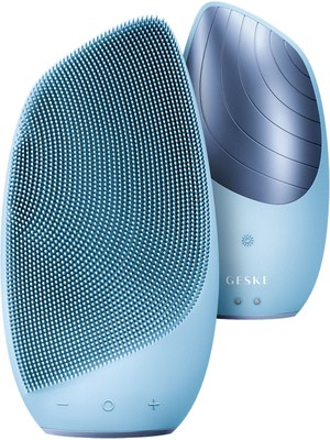 Geske Sonic Thermo Facial Brush Blue Titreşimli Isılı Yüz Temizleme ve Masaj Cihazı