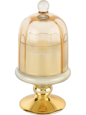 Mikasa Moor Gold Amber Kapaklı Espresso Martini Cam Mum