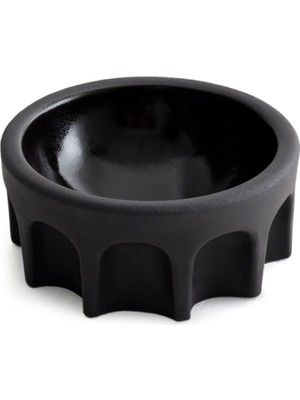 Ceramicshe Colloseum Siyah Stoneware Kase 15 cm