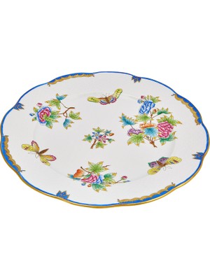 Herend Victoria Desenli Porselen Yemek Tabağı 28.5 cm