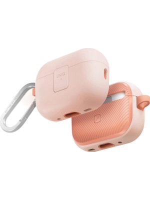 Uniq Clyde Kilitli Airpods Pro 2 2.nesil Pembe Kulaklık Kılıfı