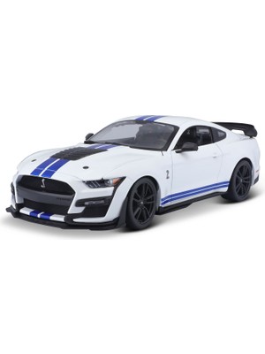 Maisto 2020 Mustang Shelby GT500 1:18 Beyaz Model Araba