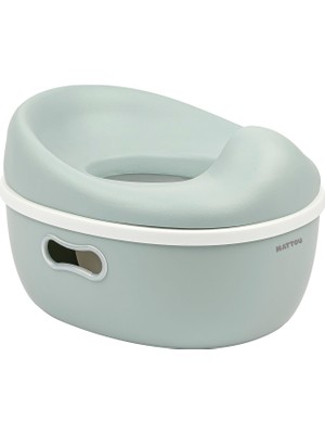 Nattou Potty Care 3 In 1  Yeşil Lazımlık Oturak ve Klozet Adaptörü