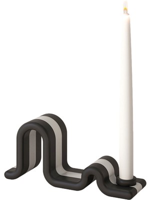 Deek Objects Wave Mumluk ve Mum Seti 28,5 cm