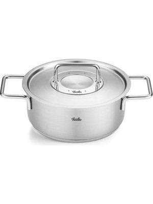 Fissler Pure Collection Metal Kapak Kısa Çelik Tencere 20 cm
