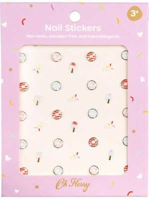 Oh Flossy Sweets Çocuk Tırnak Sticker Seti