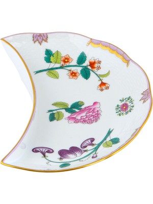 Herend Windsor Flowers Desenli Porselen Salata Tabağı 20,5 cm