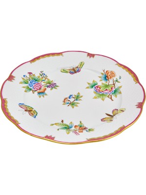 Herend Victoria Desenli Porselen Yemek Tabağı 28.5 cm