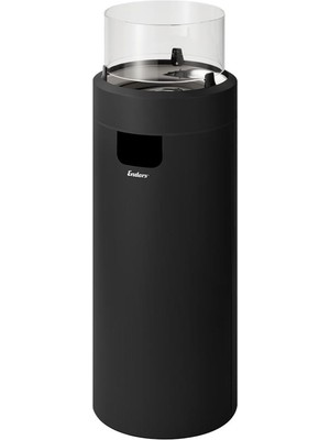 Enders Nova Siyah Firepit LED Gazlı Ateş Çukuru