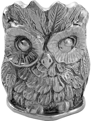 King's Pewter Baykuş Figürlü Kalay Kürdanlık