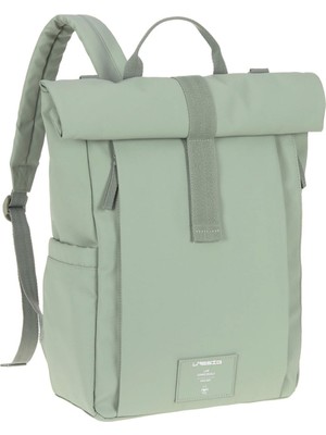 Lassig Rolltop Up Silver Green Bebek Bakım Sırt Çantası