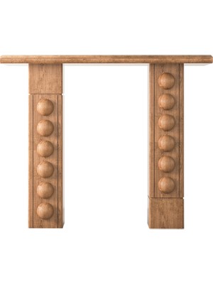 Deek Objects Olive Açık Ceviz Ahşap Dresuar