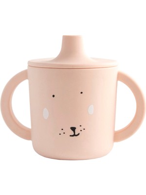 Trixie Mrs. Rabbit Pembe Silikon Sippy Bardak