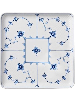 Royal Copenhagen Blue Fluted Plain Porselen Pasta Tabağı 20 cm