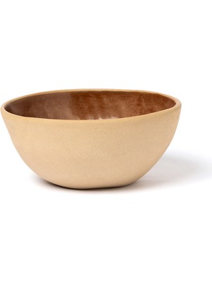 Masuma Ceramics Mocha Kahverengi Stoneware Çorba Kasesi 16 cm