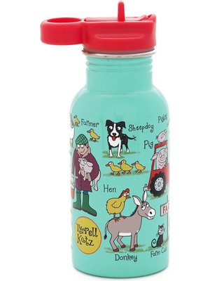 Tyrrell Katz Farmyard Pipetli Paslanmaz Çelik Matara 400 ml