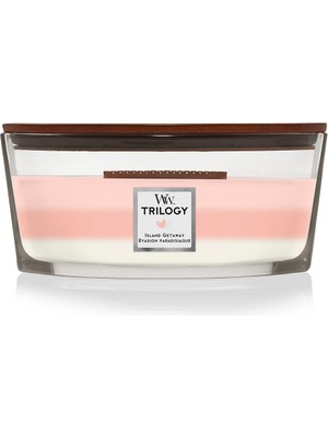 Woodwick Island Getaway Çok Renkli Elips Mum 453 G
