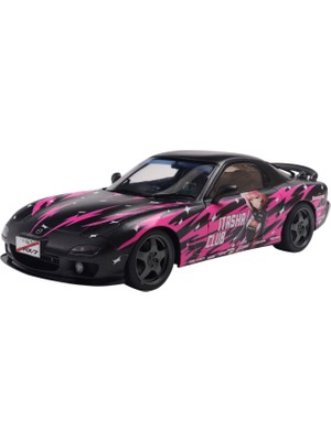 1:18 Solido 1999 Mazda Rx7 Fd3 Rs Solido Works Itasha Club Model Araba