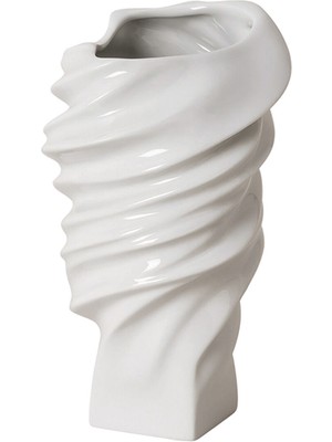 Rosenthal Squall Beyaz Porselen Vazo 15 cm