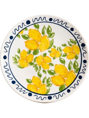 Amalfi Mix&match Beyaz Porselen Servis Tabağı