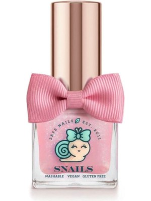 Snails Glitter Bomb Pembe Su Bazlı Kız Çocuk Oje
