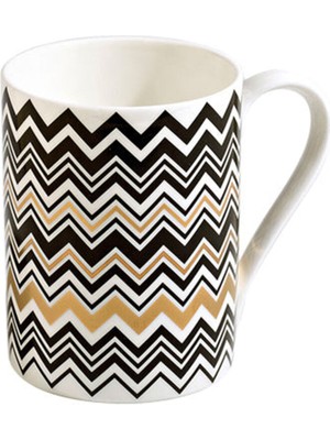 Missoni Home Siyah Gold Porselen Kupa