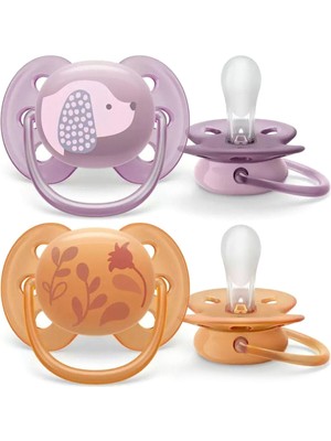 Philips Avent Ultra Yumuşak 6-18 Ay Silikon 2'li Emzik