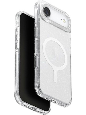 Uniq Lifepro Xtreme iPhone 17 Air Şeffaf Simli Magsafe Uyumlu Telefon Kılıfı