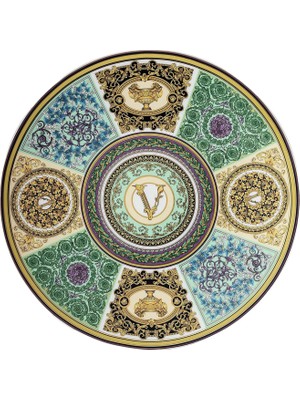 Versace Barocco Mosaic Porselen Servis Tabağı 33 cm