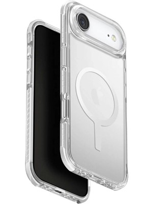 Uniq Combat iPhone 17 Air Magsafe Uyumlu Beyaz Telefon Kılıfı