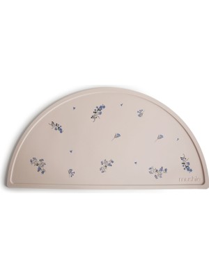 Mushie Lilac Flowers Silikon Beslenme Matı