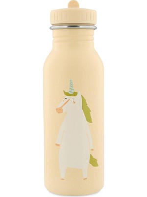 Trixie Mrs. Unicorn Krem Çelik Çocuk Suluk Matara 500 ml