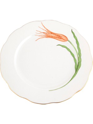 Herend Lale Desenli Porselen Yemek Tabağı 26 cm