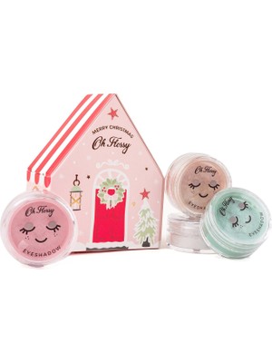 Oh Flossy Christmas House Çocuk 4'lü Doğal Far Seti