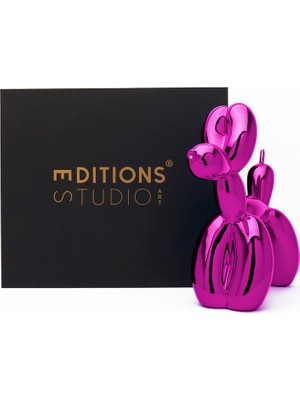 Editions Studio Art Jeff Koons Balloon Dog Xxlarge Pembe Heykel