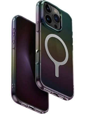 Uniq Iridescia iPhone 16 Pro Max Rainbow Magsafe Uyumlu Telefon Kılıfı