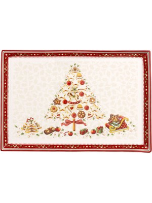 Villeroy & Boch Winter Bakery Porselen Dikdörtgen Servis Tabağı 39 cm