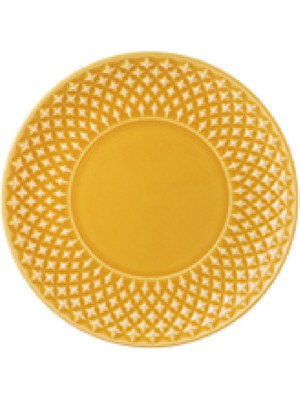 Bordallo Pinheiro Bicos Sarı Seramik Pasta Tabağı