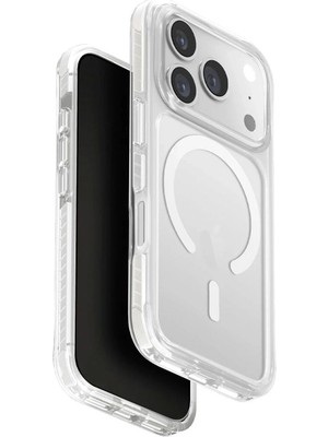 Uniq Combat iPhone 17 Pro Max Magsafe Uyumlu Beyaz Telefon Kılıfı