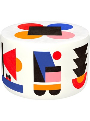 Qeeboo Pouf Oggian Home Design Beyaz Puf 65 cm