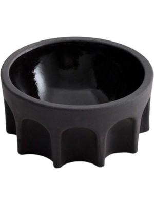 Ceramicshe Colloseum Siyah Stoneware Kase 12 cm