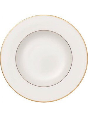 Villeroy & Boch Anmut Gold Beyaz Porselen Çukur Tabak 23 cm