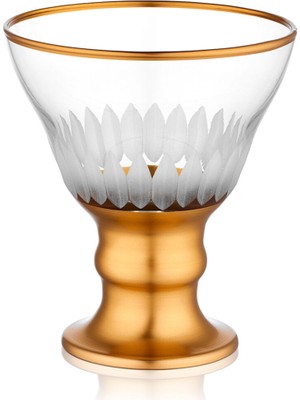 Decorium Sunflower 6 Parça Cam Dondurmalık Kase 255 ml