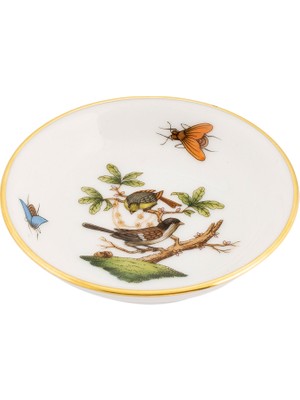 Herend Rothschild Desenli Renkli Porselen Tabak 7 cm