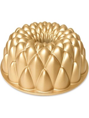 Nordic Ware Kaleydoskop Altın Rengi Döküm Kek Kalıbı