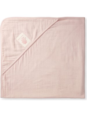 Petit Coral Müslin Pamuklu Pembe Bebek Havlu