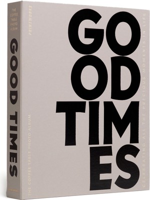 Print Works Good Times Gri Fotoğraf Albümü