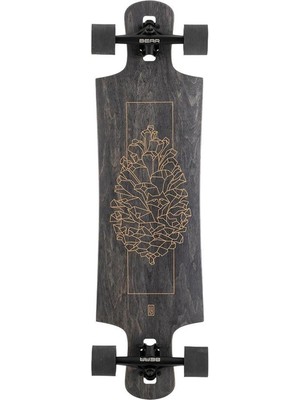 Landyachtz Drop Hammer Black Pinecone Complete 36.5'' Longboard Kaykay