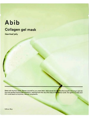 Abib Collagen Gel Mask Heartleaf Jelly Yatıştırıcı Yüz Maskesi 35 gr